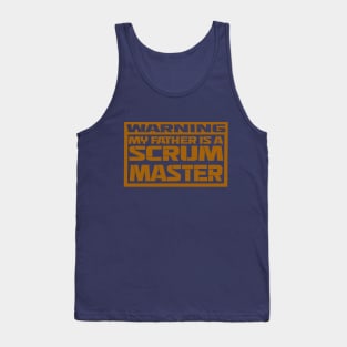 my father is a scrum master Tank Top